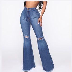 Fashion Nova Extreme Bell Bottom Jeans
